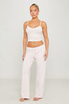 Pink Cami Top & Wide Leg Trousers Set