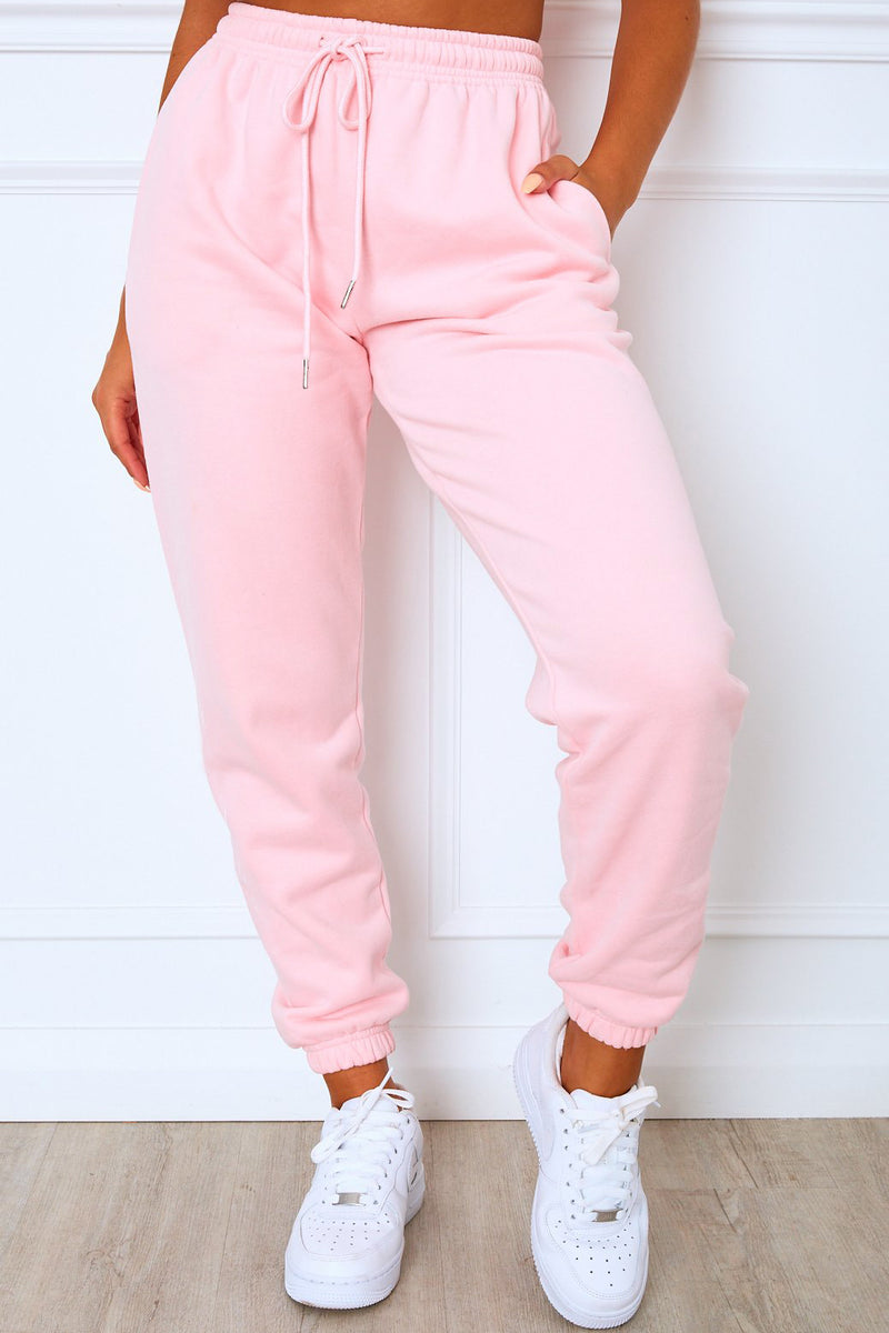 Pink Premium Drawstring Joggers