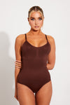 Brown Seamless Adjustable Sculpting Bodysuit