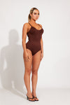 Brown Seamless Adjustable Sculpting Bodysuit