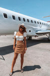 White Puff Sleeve Corset Crop Top